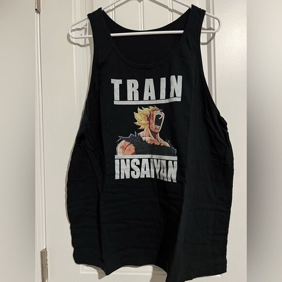 Dragon Ball Z ‘Train Insaiyan' Graphic Tank Top - Picture 1 of 5